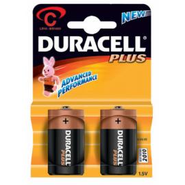 Alkaline Batteries - Size C - Duracell Plus