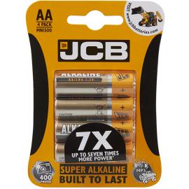 Alkaline Batteries - Size AA - JCB Super