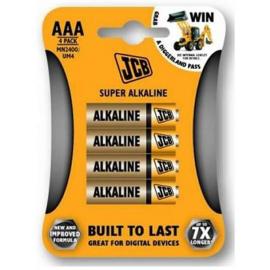Alkaline Batteries - Size AAA - JCB Super