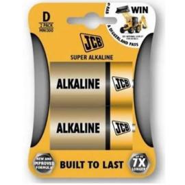 Alkaline Batteries - Size D - JCB Super