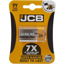 Alkaline Batteries - Size 9V - JCB Super