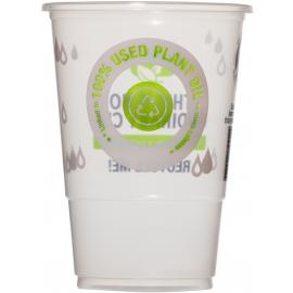 Flexy Glass - Environmental Print - Half Pint Glass - VeriGreen&#174; - Disposable Plastic - 10oz (28cl) CE/UKCA