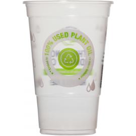 Flexy Glass - Environmental Print - Pint Glass - VeriGreen&#174; - Disposable Plastic - 20oz (56cl) CE/UKCA