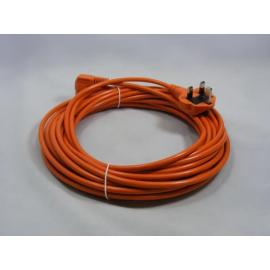 Replacement Mains Power Cable - For Vax VCC-08 Vacuum Cleaner - Orange - 12.5m