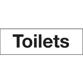 Toilets - Rigid Plastic Sign