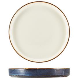 Presentation Plate - Two Tone - Terra Porcelain - Aqua Blue - 18cm (7&quot;)