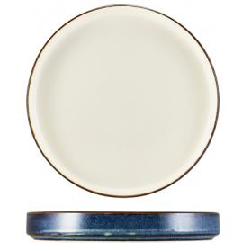Presentation Plate - Two Tone - Terra Porcelain - Aqua Blue - 21cm (8.25&quot;)