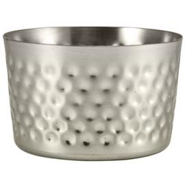 Mini Serving Cup - Dimple Hammered Finish - Stainless Steel - 22cl (7.75oz)