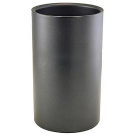 Wine Cooler - Stainless Steel - Metallic Black - Single Bottle