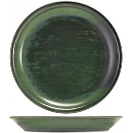 Coupe Plate - Terra Porcelain - Aqua Green - 19cm (7.5")