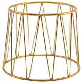 Crown Buffet Riser - Anti-Slip Coated - Round - Gold - 20cm (8")