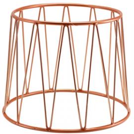 Crown Buffet Riser - Anti-Slip Coated - Round - Copper - 20cm (8")