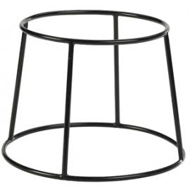 Buffet Riser - Anti-Slip Coated - Round - Black - 18cm (7")