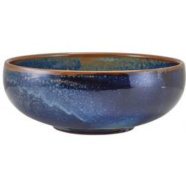 Round 'Belly' Bowl - Terra Porcelain - Aqua Blue - 20cm (7.75") - 1.4L (49.25oz)