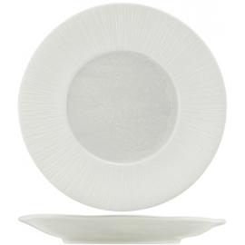 Winged Plate - Incise Porcelain - Lucine - 23cm (9")