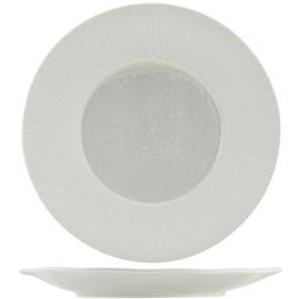 Winged Plate - Incise Porcelain - Lucine - 31cm (12.25")