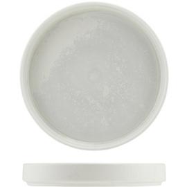 Presentation Plate - Low Profile - Incise Porcelain - Lustre - 18cm (7")