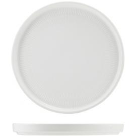 Presentation Plate - Low Profile - Incise Porcelain - Solara - 20cm (7.75")