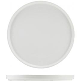 Presentation Plate - Low Profile - Incise Porcelain - Solara - 25cm (9.75")