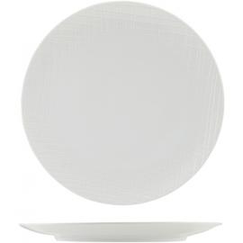 Coupe Plate - Incise Porcelain - Lavara - 25.5cm (10")