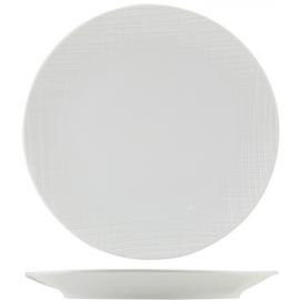 Coupe Plate - Incise Porcelain - Lavara - 28cm (11")