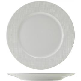Winged Plate - Incise Porcelain - Lavara - 27cm (10.5")