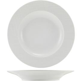 Pasta Or Soup Plate - Winged - Incise Porcelain - Lavara - 28.5cm (11.25") - 50cl (17.5oz)