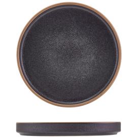 Presentation Plate - Stoneware - Kava - Black - 18cm (7")