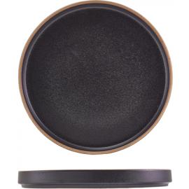 Presentation Plate - Stoneware - Kava - Black - 25cm (9.75")
