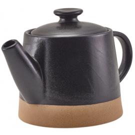 Teapot - Stoneware - Kava - Black - 48cl (17oz)