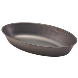 Serving Dish - Oval - Black Vintage Steel - 30cl (10.5oz)