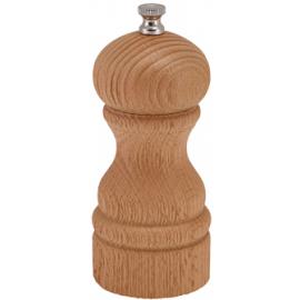 Salt or Pepper Mill - Light Wood - Deep Grain - 13cm (5")