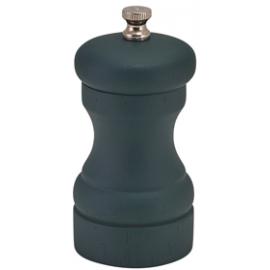 Salt or Pepper Mill - Dark Green - Wood - 10cm (4")