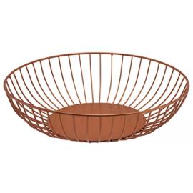 Display Basket - Round - Wire - Copper - 27cm (10.5") - 7cm Deep