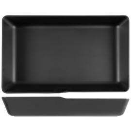 Dish - Rectangular - Deep - Melamine - Copenhagen - Black - GN 1/1 - 9L (317oz)