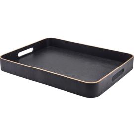 Serving Tray - Butlers - Oblong - Wood Veneer - Black - 50cm (19.75")