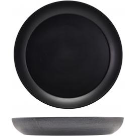 Round Buffet Bowl - Melamine - Jute - Black - 42cm (16.5") - 6L (211oz)