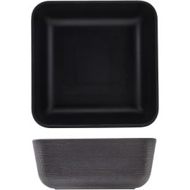 Square Buffet Bowl - Melamine - Jute - Black - 25cm (9.75") - 4.3L (151.25oz)
