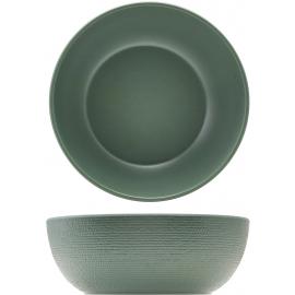Round Buffet Bowl - Melamine - Jute - Green - 20cm (7.9") - 1.2L (42.25oz)