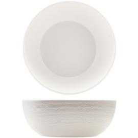 Round Buffet Bowl - Melamine - Jute - White - 20cm (7.9") - 1.2L (42.25oz)