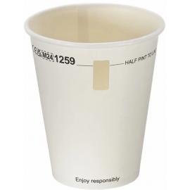 Paper Cup - Cold Drink - With Window - Aqueous Lined - 12.25oz (35cl) - 90mm dia