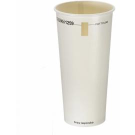 Paper Cup - Cold Drink - With Window - Aqueous Lined - 23oz (65cl) - 90mm dia