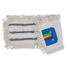 Flat Loop Edged Mop Head with Colour Code Tags - Speedy - 40cm (15.75&quot;)