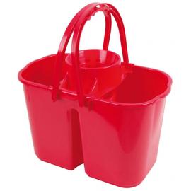 Double Bucket & Wringer - Red - 14L (3 gal)