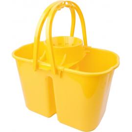 Double Bucket & Wringer - Yellow - 14L (3 gal)