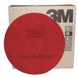 Floor Pad - Scotch-Brite&#8482; - Premium - Red - 25.4cm (10")