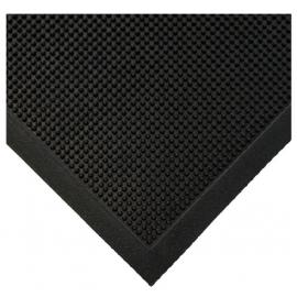 Entrance Mat - Rubber - Fingertip - Black - 180cm (71")