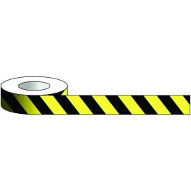 Floor Or Wall Tape - Self Adhesive - Yellow & Black - 5cm (2&quot;)