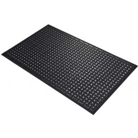 Workplace Entrance Mat - Rubber - K-Mat - Black - 150cm (59")