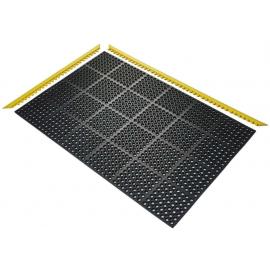 Workplace Entrance Mat - Rubber - COBAdeluxe - Black - 150cm (59")